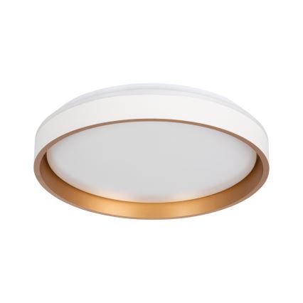 LED Plafon SOLN LED/17,5W/230V śr. 38 cm białe/złote
