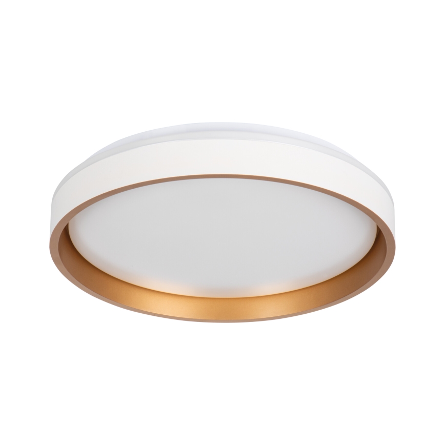 LED Plafon SOLN LED/17,5W/230V śr. 38 cm białe/złote