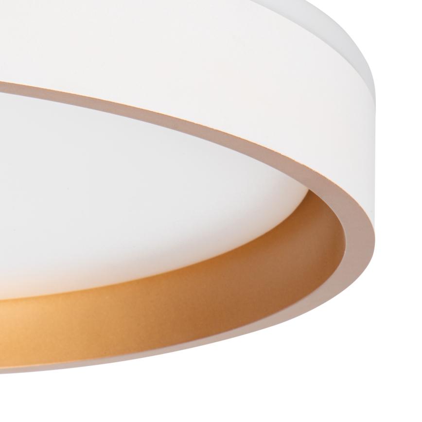 LED Plafon SOLN LED/17,5W/230V śr. 38 cm białe/złote