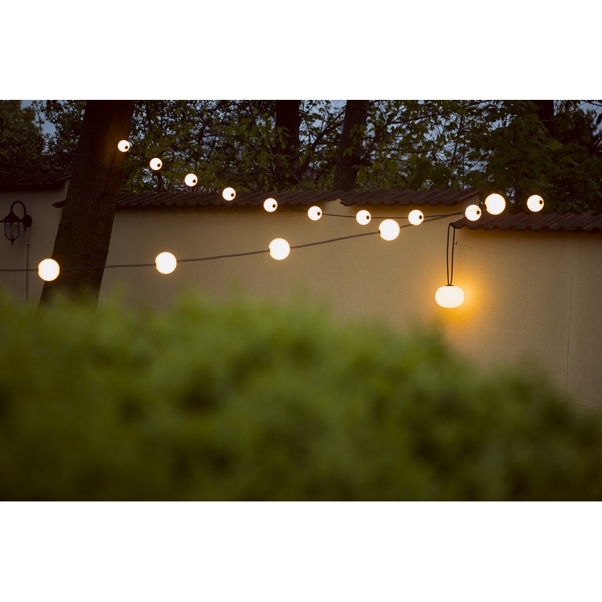 LED Ściemnialna zewnętrzna akumulatorowa lampa wisząca STONO LED/1W/3000 mAh IP54