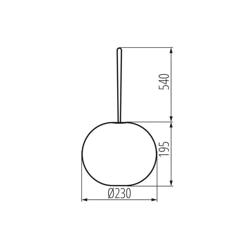 LED Ściemnialna zewnętrzna akumulatorowa lampa wisząca STONO LED/1W/3000 mAh IP54
