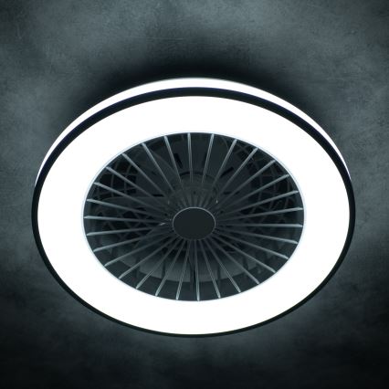 LED Ściemniany plafon z wentylatorem PLAVE LED/48W/230V 3000/4000/6500K + zdalne sterowanie