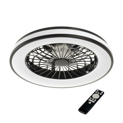 LED RGBW Ściemniany plafon z wentylatorem PLAVE LED/48W/230V 3000/4000/6500K + pilot zdalnego sterowania