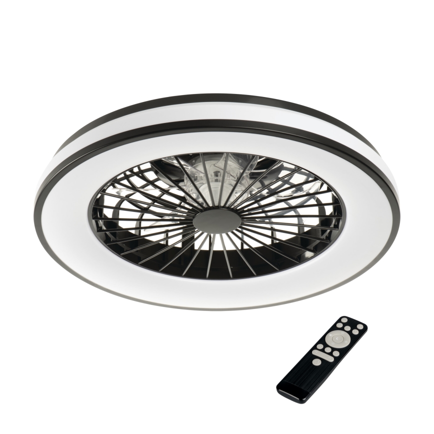 LED RGBW Ściemniany plafon z wentylatorem PLAVE LED/48W/230V 3000/4000/6500K + pilot zdalnego sterowania
