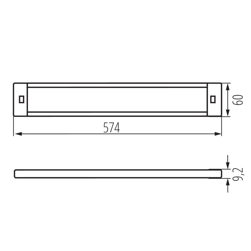 LED Ściemnialne oświetlenie mebli z czujnikiem ruchu DAXA LED/9W/24V 3000/4000/5500K