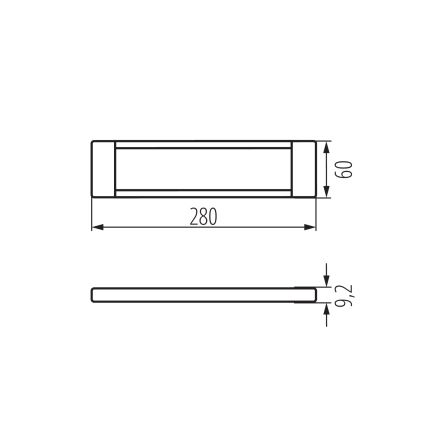 LED Regulowane oświetlenie meblowe DAXA LED/5W/24V 3000/4000/5500K