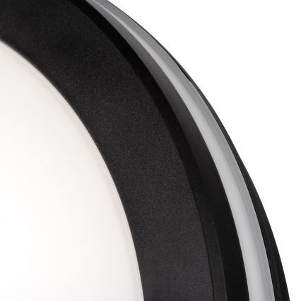 LED Plafon zewnętrzny BENO E LED/30W/230V 3000/4000/6500K śr. 30 cm IP65 czarny