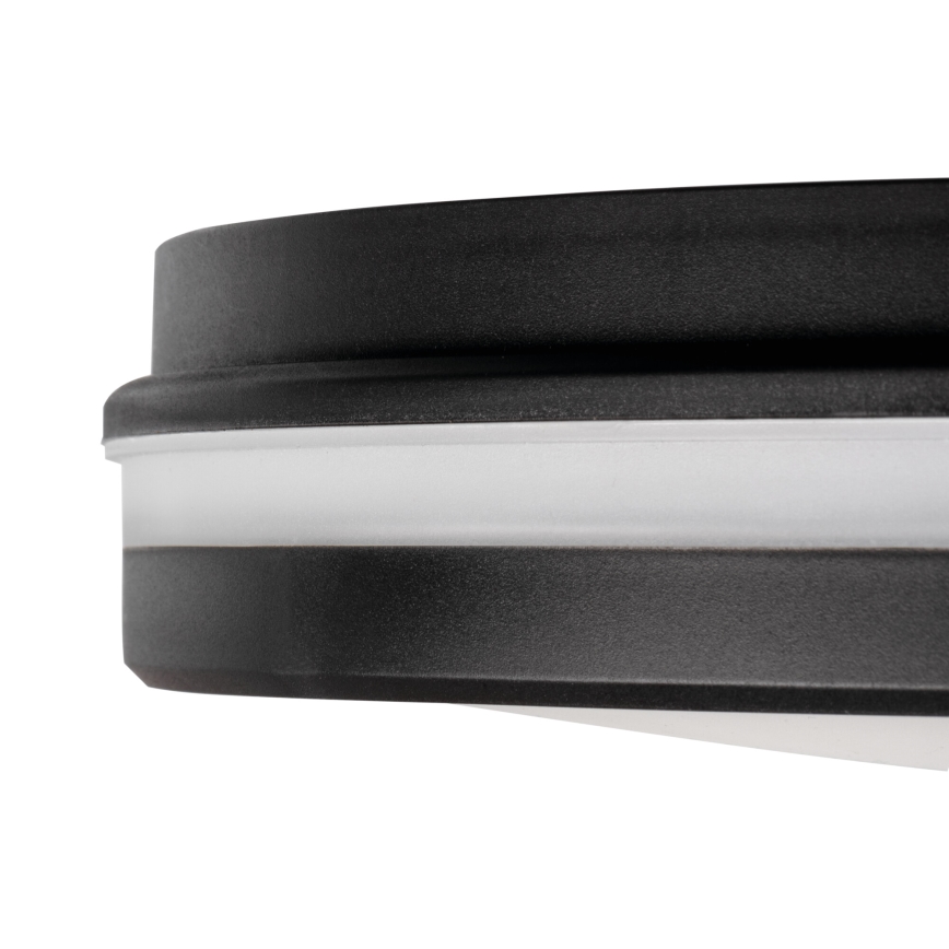 LED Plafon zewnętrzny BENO E LED/30W/230V 3000/4000/6500K śr. 30 cm IP65 czarny