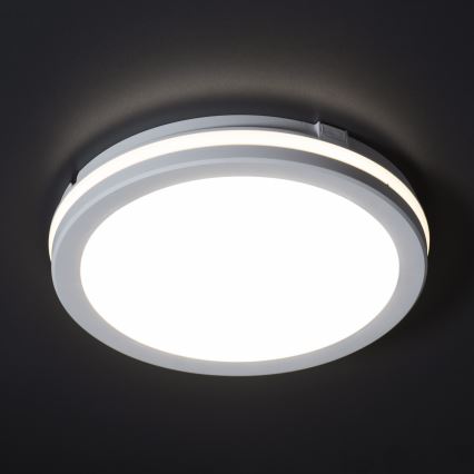 LED Plafon zewnętrzny BENO ECO LED/40W/230V 3000/4000/6500K śr. 40 cm IP65 biały