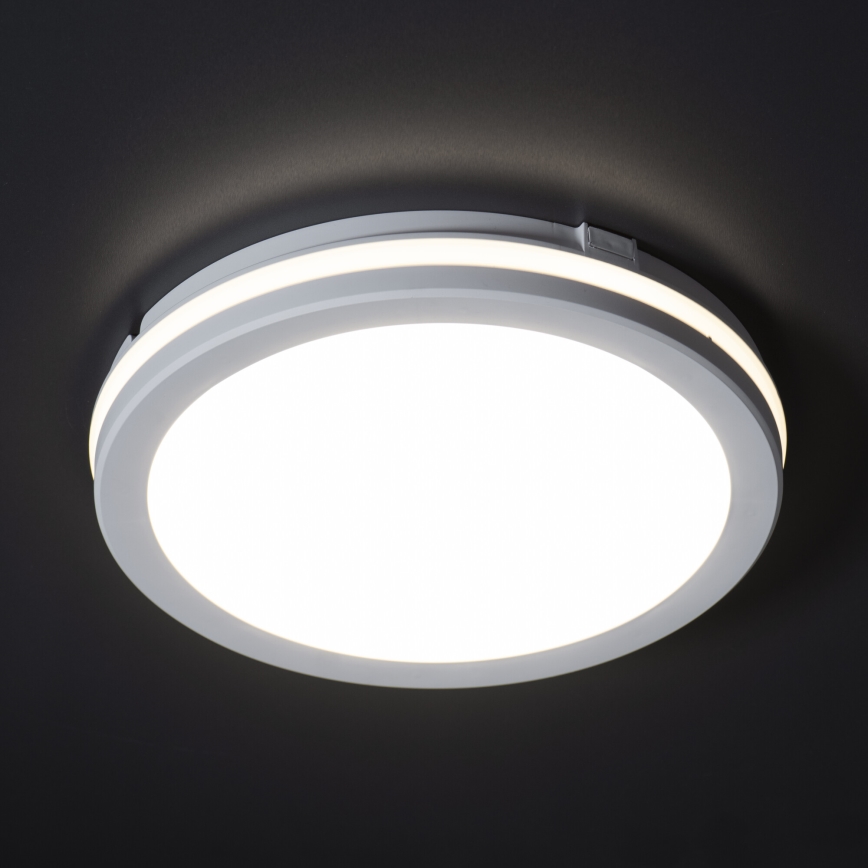 LED Plafon zewnętrzny BENO ECO LED/40W/230V 3000/4000/6500K śr. 40 cm IP65 biały