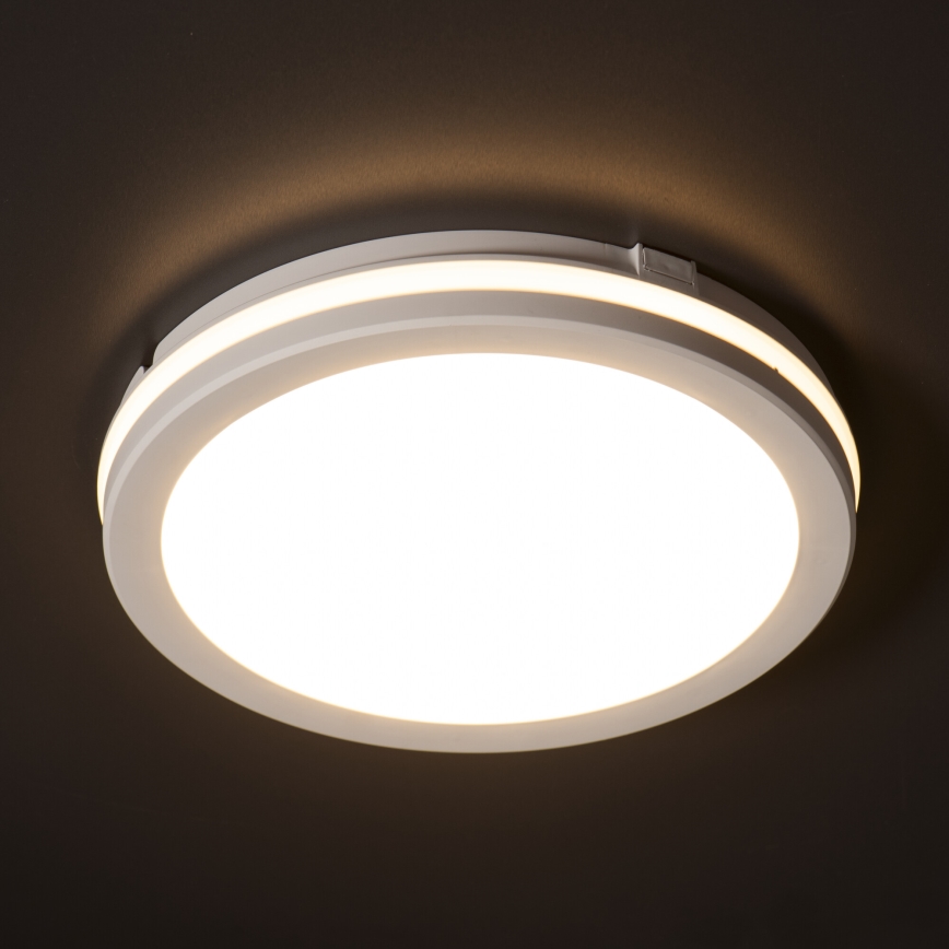 LED Plafon zewnętrzny BENO ECO LED/40W/230V 3000/4000/6500K śr. 40 cm IP65 biały