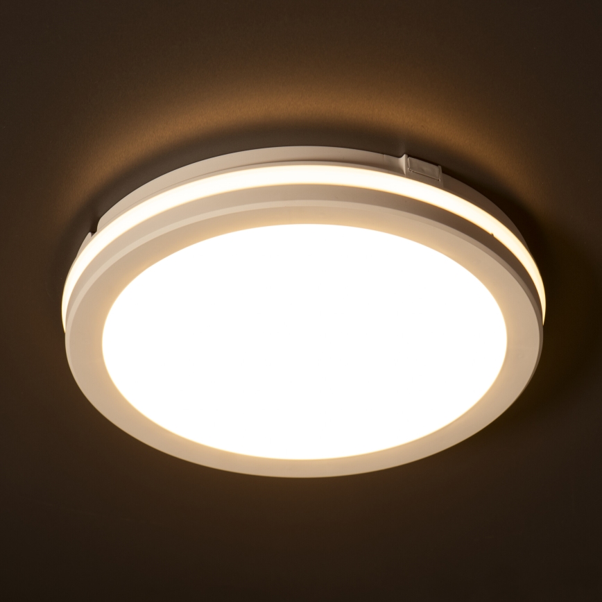 LED Plafon zewnętrzny BENO ECO LED/40W/230V 3000/4000/6500K śr. 40 cm IP65 biały
