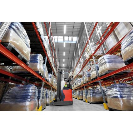 LED Techniczna oprawa świetlówkowa MAH MAX LED/18W/230V 4000K IP65 czarne