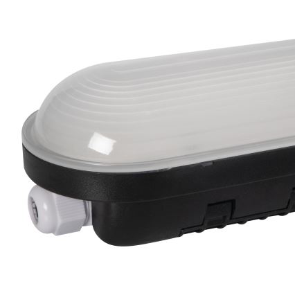 LED Techniczna oprawa świetlówkowa MAH MAX LED/18W/230V 4000K IP65 czarne