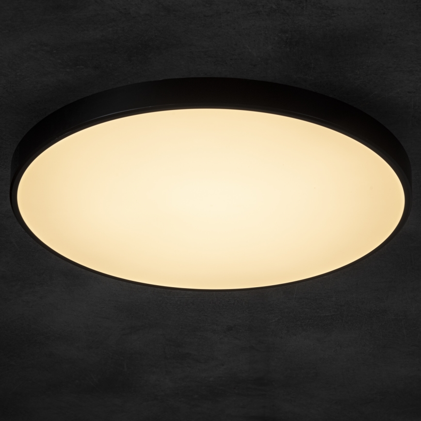 LED Plafon ściemnialny PLAFON LED/20W/230V 3000-6500K Wi-Fi czarny