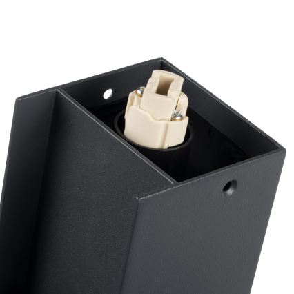 Zewnętrzna lampa ścienna DASTEN 1xG9/11W/230V IP44 czarna