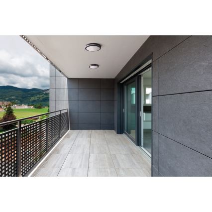 LED Plafon zewnętrzny BENO LED/24/30W/230V 3000/3500/4000K IP65 antracyt okrągły