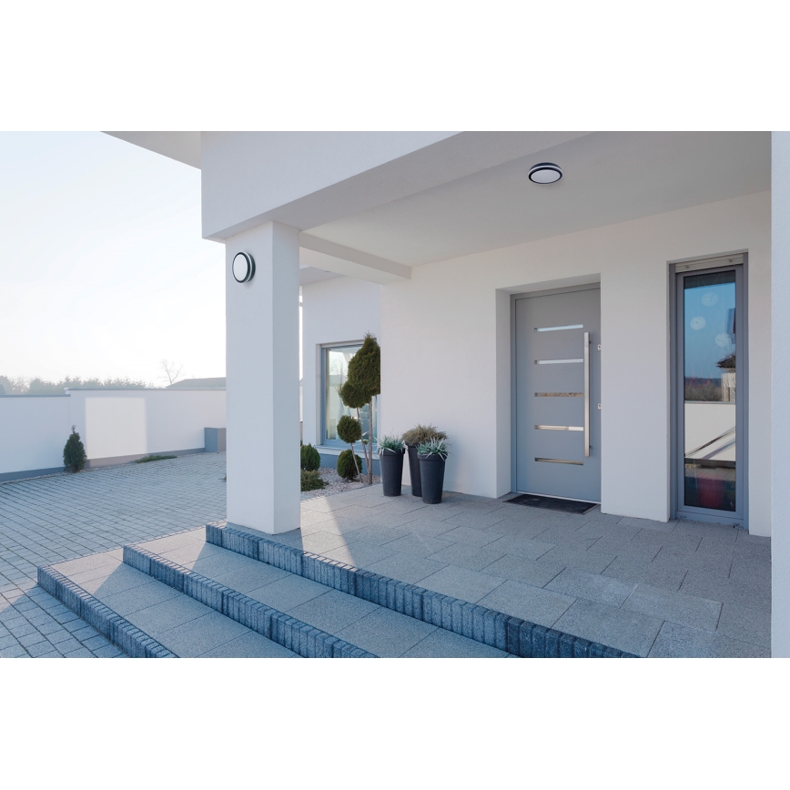 LED Plafon zewnętrzny BENO LED/24/30W/230V 3000/3500/4000K IP65 antracyt okrągły