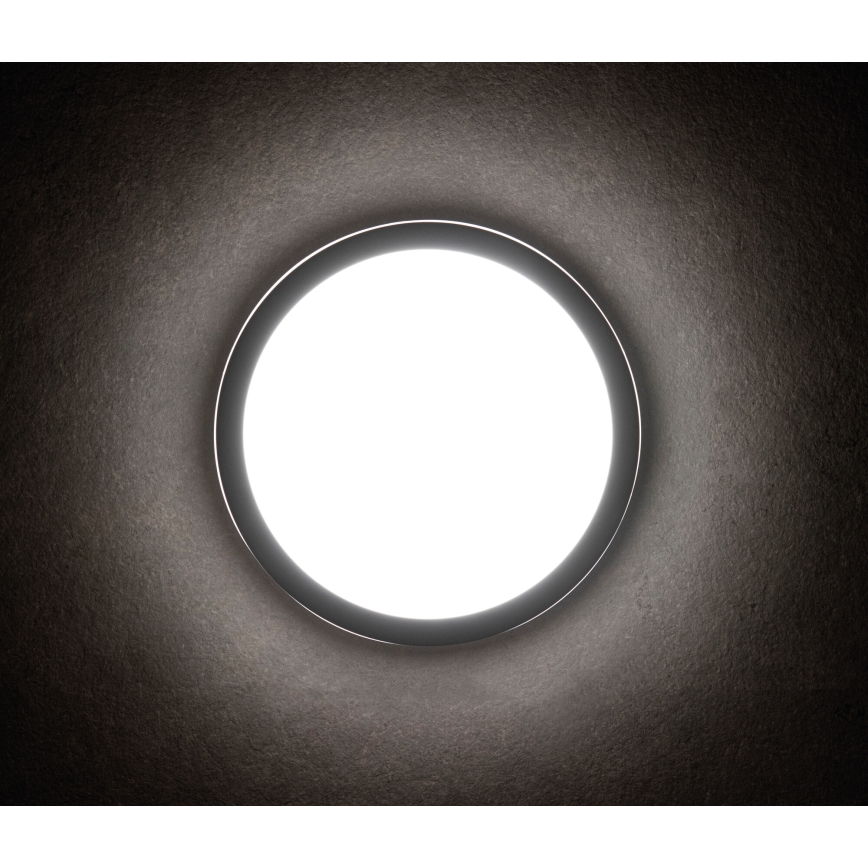 LED Plafon zewnętrzny BENO LED/12/18W/230V 3000/3500/4000K IP65 antracyt okrągły