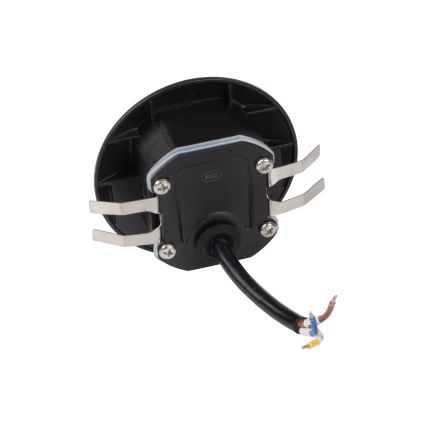 Oprawa schodowa LED z czujnikiem ruchu i zmierzchu EXIN LED/2,5W/230V 3000K IP65 czarna okrągła