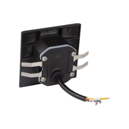Oprawa schodowa LED EXIN LED/2,5W/230V 3000K IP65 czarna kwadratowa