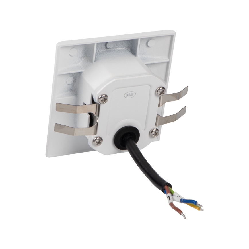 Oprawa schodowa LED EXIN z czujnikiem ruchu i zmierzchu 2,5W/230V 4000K IP65 biała, kwadratowa