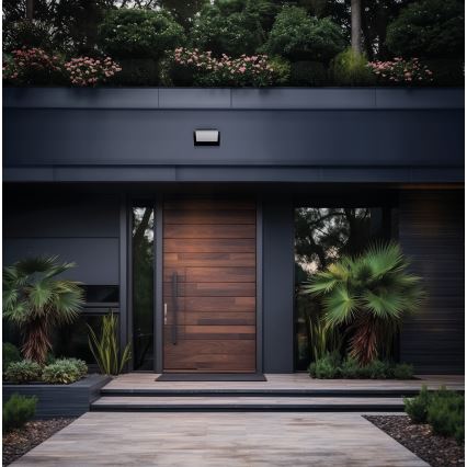 Kinkiet zewnętrzny LED z czujnikiem ruchu i zmierzchu XERTO LED/20W/230V 3000/4000/6500K IP44 czarny