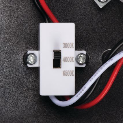 Kinkiet zewnętrzny LED z czujnikiem ruchu i zmierzchu XERTO LED/20W/230V 3000/4000/6500K IP44 czarny