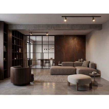 Oprawa punktowa do systemu szynowego ALTEAR 2xGU10/10W/230V 1m czarna