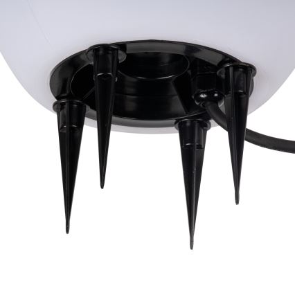 Lampa zewnętrzna STONO 1xE27/15W/230V śr. 20 cm IP65 biała