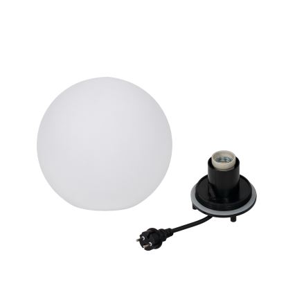 Lampa zewnętrzna STONO 1xE27/15W/230V śr. 20 cm IP65 biała