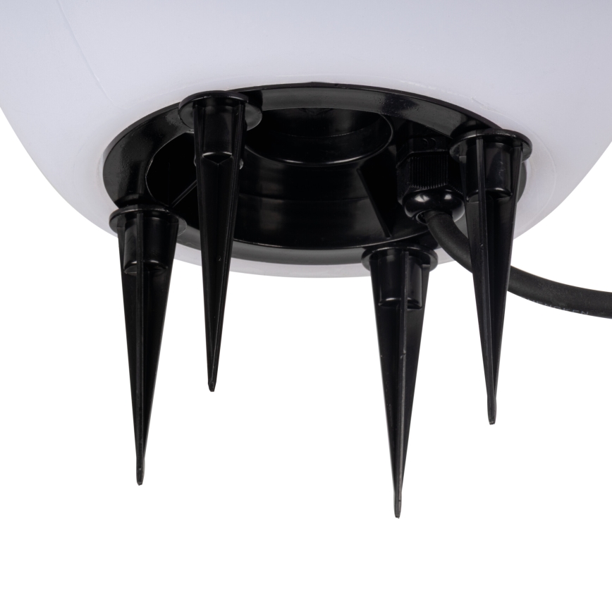 Lampa zewnętrzna STONO 1xE27/20W/230V, średnica 40 cm, IP65, biała