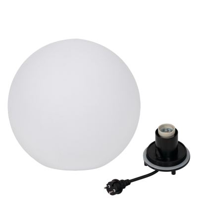 Lampa zewnętrzna STONO 1xE27/20W/230V, średnica 40 cm, IP65, biała