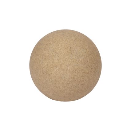 Lampa zewnętrzna STONO 1xE27/20W/230V śr. 30 cm IP65 beżowa