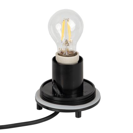 Lampa zewnętrzna STONO 1xE27/20W/230V Ø 40 cm IP65 beżowa