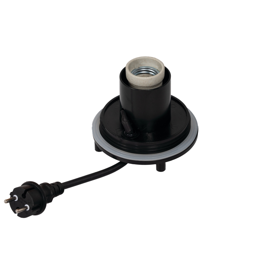 Lampa zewnętrzna STONO 1xE27/20W/230V Ø 40 cm IP65 beżowa