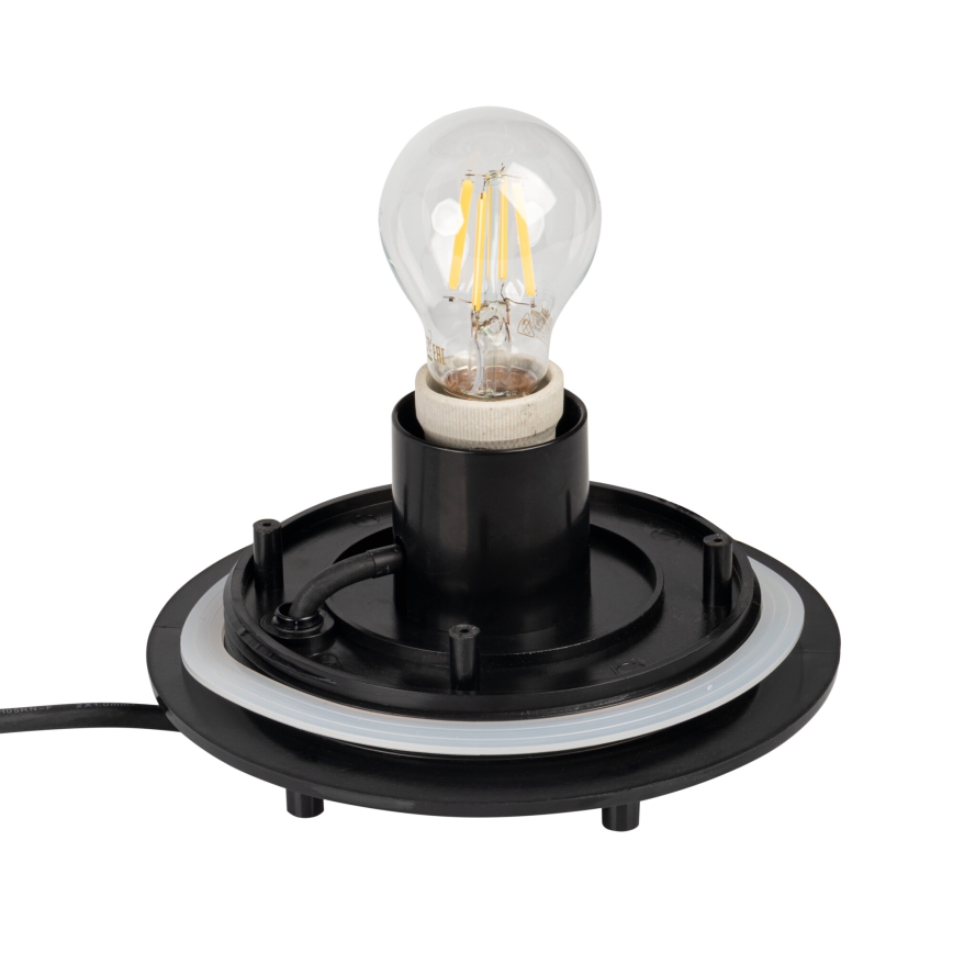 Lampa zewnętrzna STONO 1xE27/20W/230V śr. 50 cm IP65 beżowa