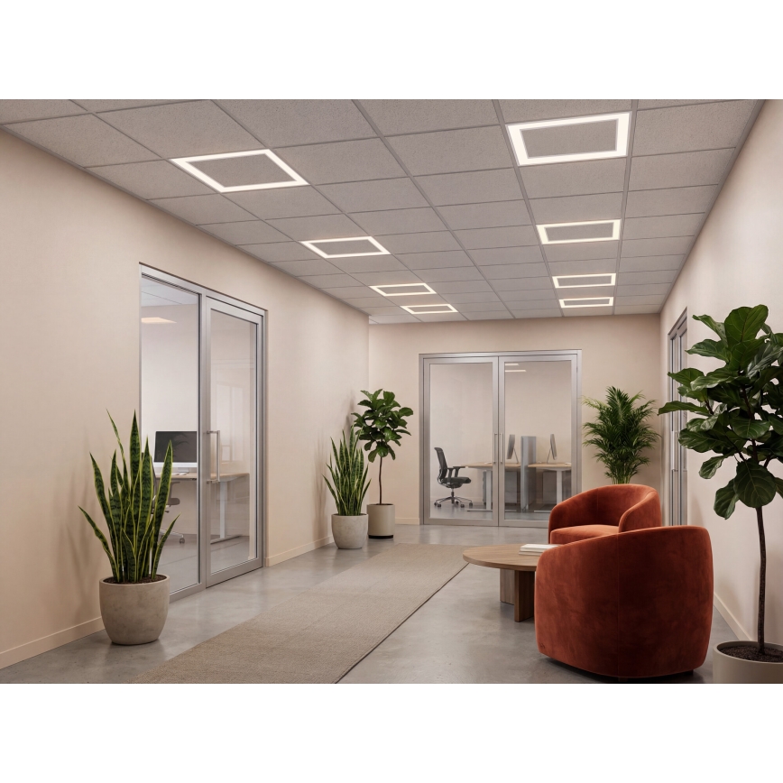 Rama do sufitu podwieszanego AVAR LED/32W/230V 3000/4000/6000K 60x60 cm UGR19