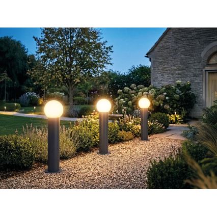 Lampa zewnętrzna STONO 1xE27/15W/230V 50 cm IP65 antracyt