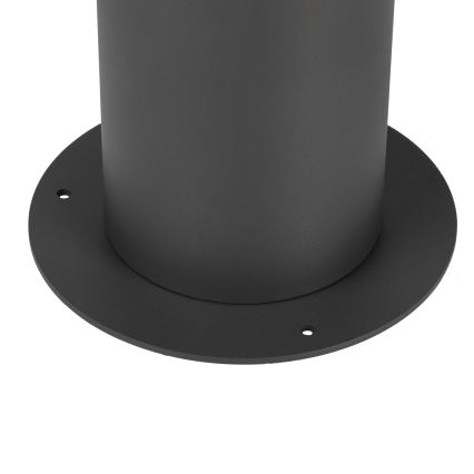 Lampa zewnętrzna STONO z czujnikiem ruchu i zmierzchu 1xE27/15W/230V 50 cm IP65 antracyt