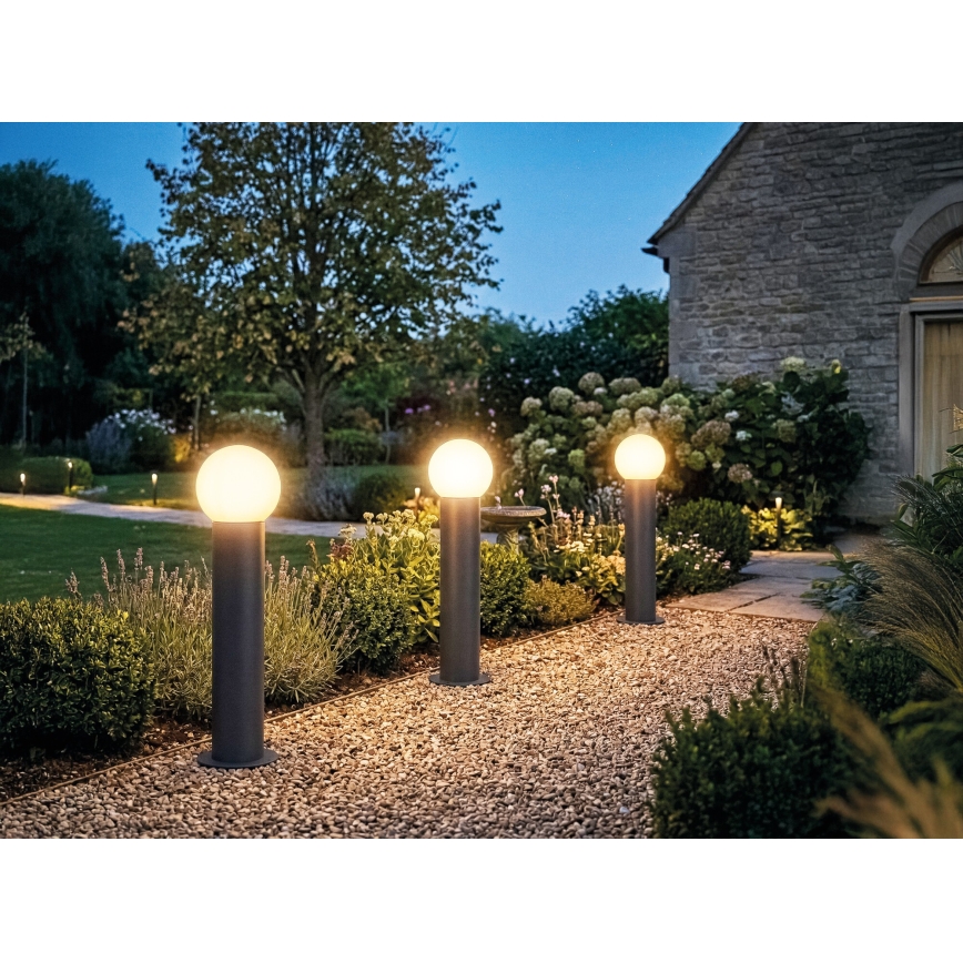 Lampa zewnętrzna STONO 1xE27/15W/230V 80 cm IP65 antracyt