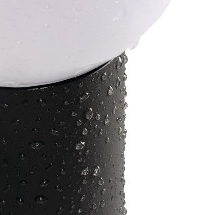 Lampa zewnętrzna STONO z czujnikiem ruchu i zmierzchu 1xE27/15W/230V 80 cm IP65 antracyt