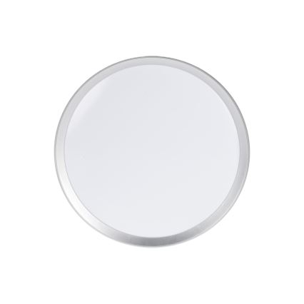 Ściemnialna lampa sufitowa LED LIXAN LED/47W/230V 3000-6500K śr. 38,6 cm biało-srebrna + pilot zdalnego sterowania