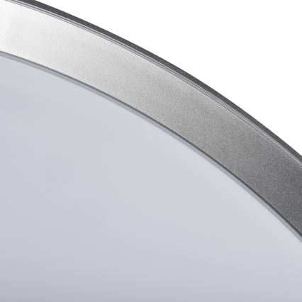 Ściemnialna lampa sufitowa LED LIXAN LED/47W/230V 3000-6500K śr. 38,6 cm biało-srebrna + pilot zdalnego sterowania