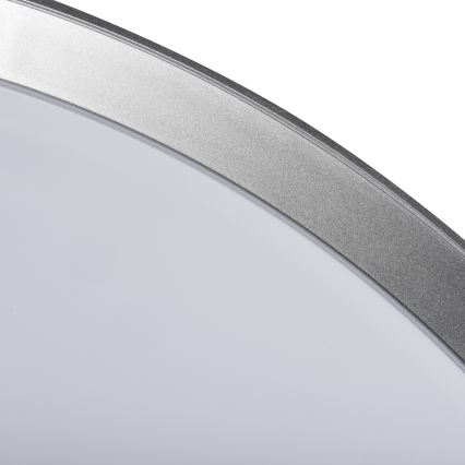 Ściemnialna lampa sufitowa LED LIXAN LED/65W/230V 3000-6500K śr. 48,6 cm biała/srebrna + pilot zdalnego sterowania