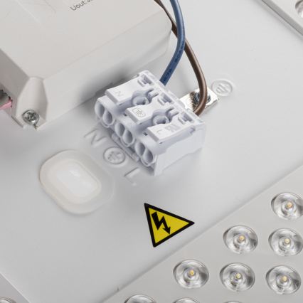 Ściemnialna lampa sufitowa LED LIXAN LED/65W/230V 3000-6500K śr. 48,6 cm biała/srebrna + pilot zdalnego sterowania