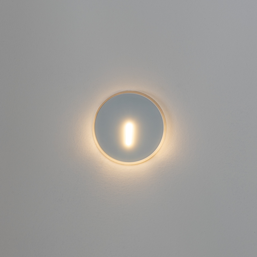 Oprawa schodowa LED MAGNIK LED/1,7W/230V 2700/3300/3900/4600/5700K biała okrągła