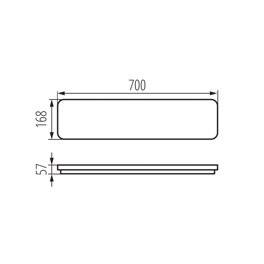 LED Plafon LINCEA LED/15/20/24W/230V 3000/4000/6500K IK08 IP40