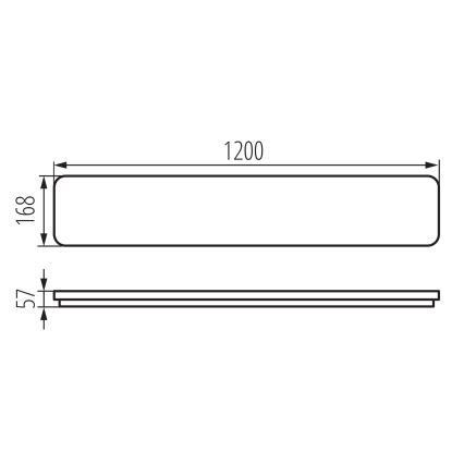 LED Plafon LINCEA LED/30/38/45W/230V 3000/4000/6500K IK08 IP40