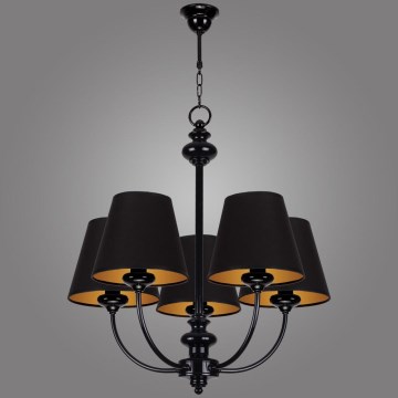 Kemar LR/5/BM - Żyrandol na łańcuchu LABRADO 5xE14/60W/230V